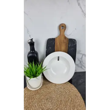 Harmony Тарелка глубокая 9" d-23см фарфор. белая Гармонія