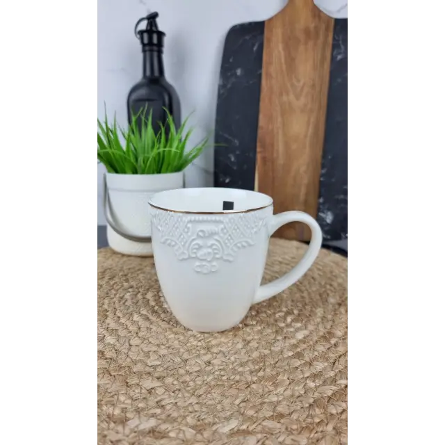 Harmony Чашка 400мл фарфор. белая Гармония