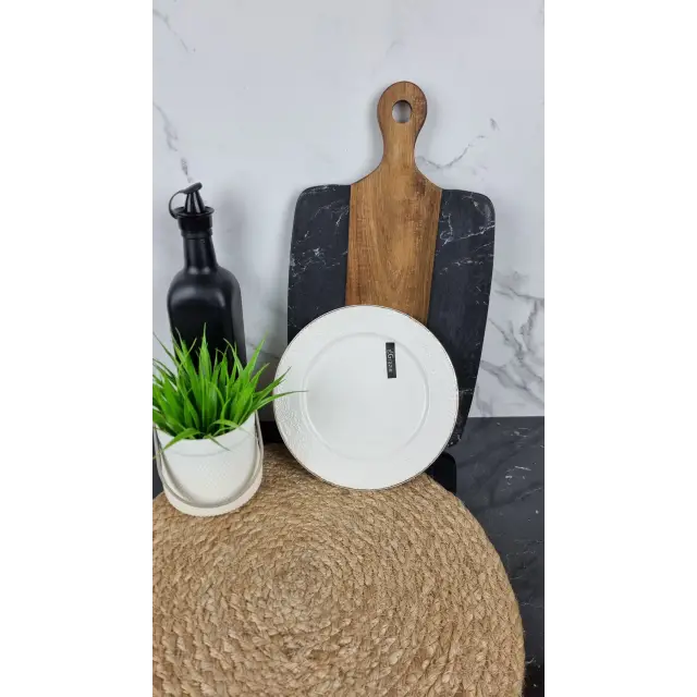 Harmony Тарілка мілка 8" d-20,5см порцел. білий Гармонія