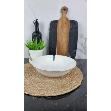 Harmony Салатник 9" d-23см фарфор. белый Гармония