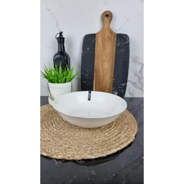 Harmony Салатник 9" d-23см порцел. білий Гармонія