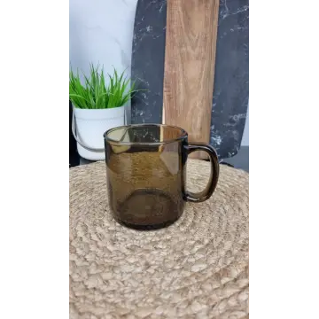 Чашка 400мл дымчатое стекло Herbata XL ᐉ - - класная цена в ProPosud