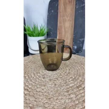 Чашка 400мл дымчатое стекло Orzo ᐉ - - класная цена в ProPosud