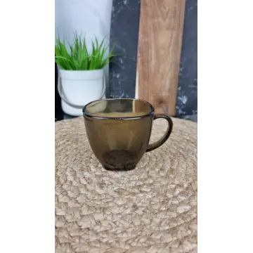 Чашка 220мл дымчатое стекло Quadra ᐉ - - класная цена в ProPosud