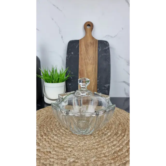 TG518 Конфетница 700мл стеклянная ᐉ TG518 - - класная цена в ProPosud