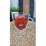 OCT 11 A2410T Чашка стеклянная 340мл Мак ᐉ OCT 11 A2410T - - класная цена в ProPosud