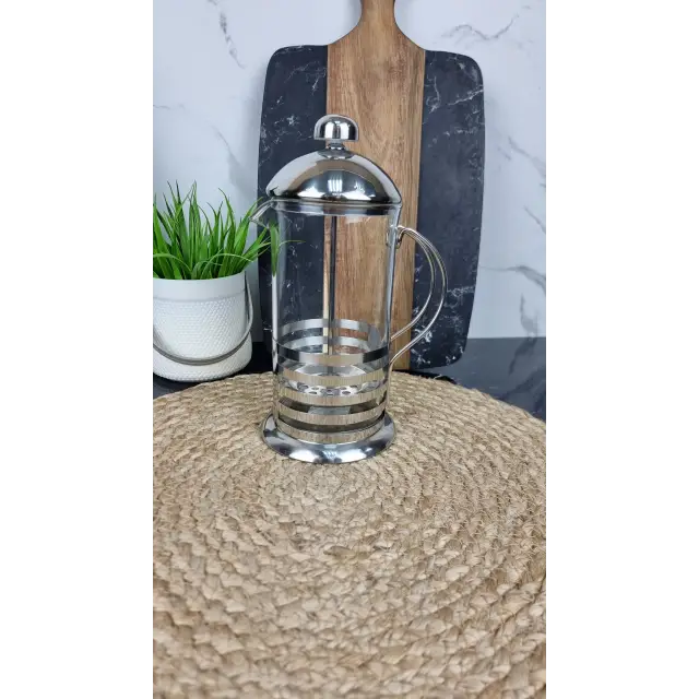 HT02-P600 Френч-прес 600мл Полосы