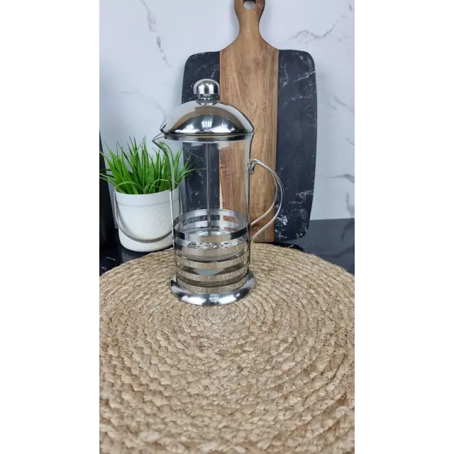 HT02-P1000 Френч-пресс 1000мл Полосы