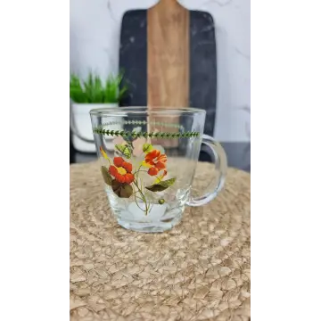 OCT 27 A2410T Чашка скляна 340мл Настурція ᐉ OCT 27 A2410T - - класна ціна в ProPosud