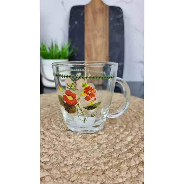 OCT 27 A2410T Чашка стеклянная 340мл Настурция ᐉ OCT 27 A2410T - - класная цена в ProPosud