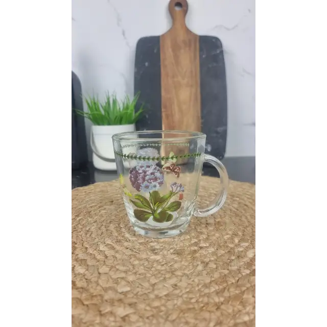 OCT 29 A2410T Чашка скляна 340мл Гортензія ᐉ OCT 29 A2410T - - класна ціна в ProPosud