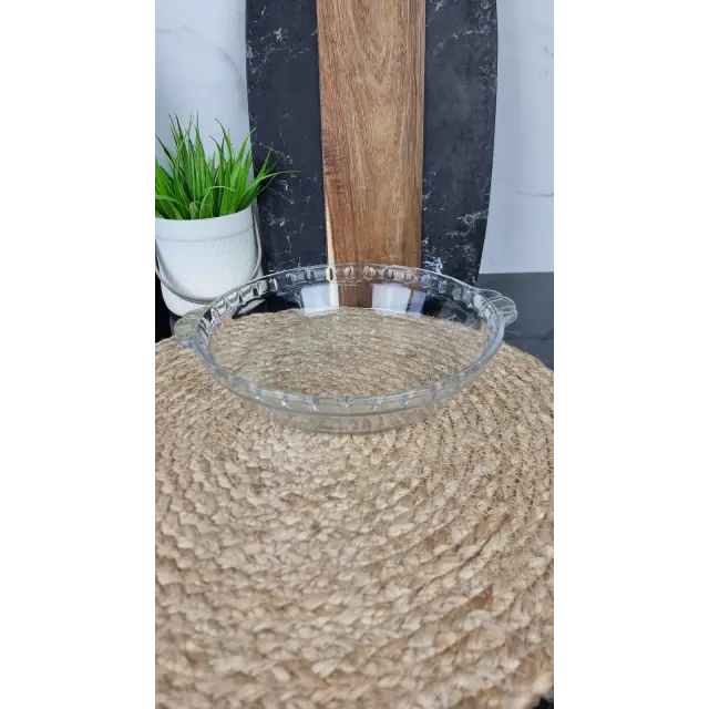 6228 Деко 1,3л хвилястий край скл. жароміцне ᐉ 6228 - - класная цена в ProPosud