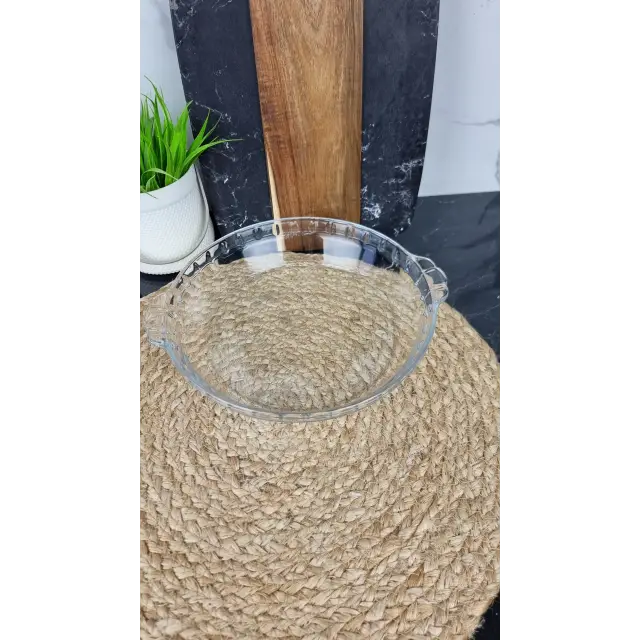 6228 Деко 1,3л хвилястий край скл. жароміцне ᐉ 6228 - - класная цена в ProPosud