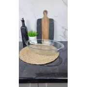 6814 Деко овальное 4,0л стек. жаропрочное