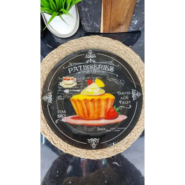 S3012/AA029 Блюдо стекл. круглое 30см Кекс ᐉ S3012/AA029 - - класная цена в ProPosud