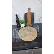 8080/8080-2 Набір деко квадрат 1,6л 2,3л скл.жароміцне