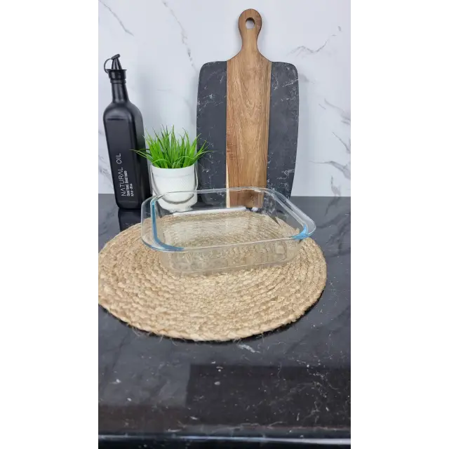 8080-2 Деко квадратне 1,6л скл.жароміцне ᐉ 8080-2 - - класная цена в ProPosud