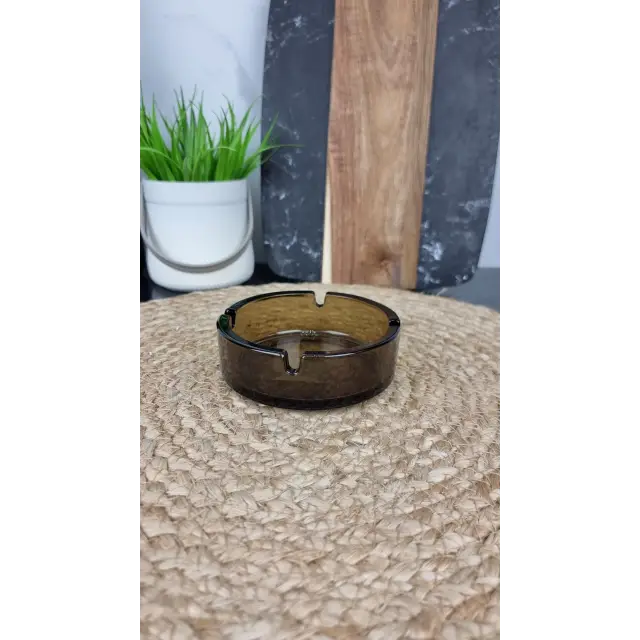 Пепельница дымчатое стекло ᐉ - - класная цена в ProPosud