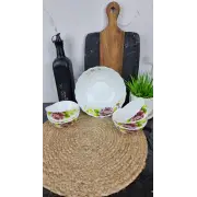 Бузковий піон Набір салатників 7-пр. склокераміка 6616/ S ᐉ 6616/ S - - класна ціна в ProPosud