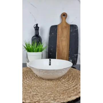 Pose Салатник 8" d-20см фарфор белый Роза ᐉ Pose - - класная цена в ProPosud