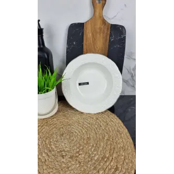 Pose Тарелка глубокая 9" d-23см фарфор белая Роза ᐉ Pose - - класная цена в ProPosud