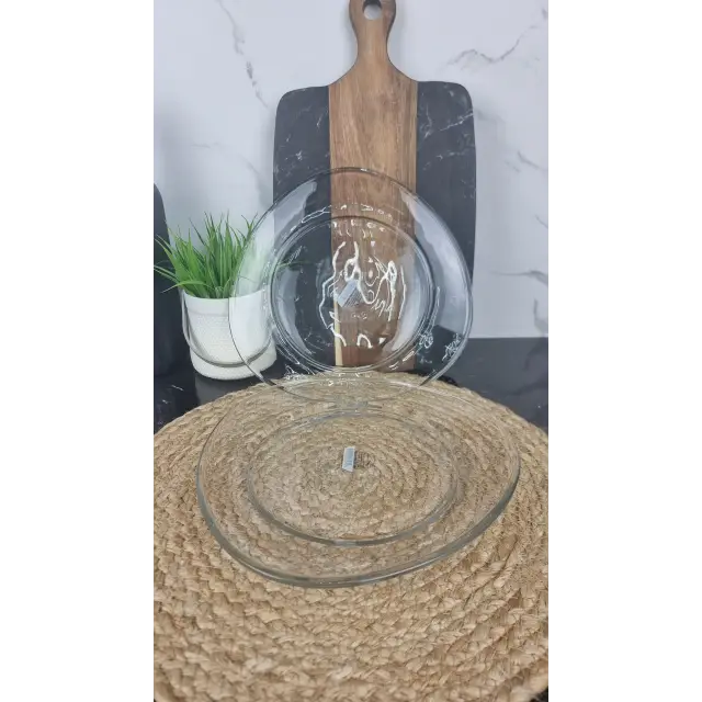 PMTP/BMPL-1019-4 Набір блюд скляних 2*25,5*27см ᐉ PMTP/BMPL-1019-4 - - класна ціна в ProPosud