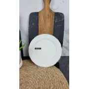 Pose Тарелка мелкая 8" d-20,5см фарфор белая Роза ᐉ Pose - - класная цена в ProPosud