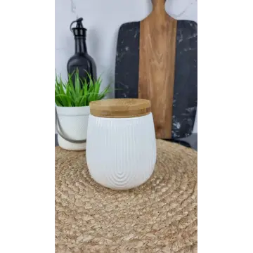 PJ03430-S-1 Банка 600мл с дерев. крышкой ᐉ PJ03430-S-1 - - класная цена в ProPosud