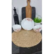 Чайна троянда Набір салатників 7-пр. склокераміка 6916/ S ᐉ 6916/ S - - класная цена в ProPosud