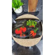 S445014C/AA 137/14'' Блюдо скл. прямокутне 34,5*23,5 Томати ᐉ S445014C/AA 137 - - класна ціна в ProPosud