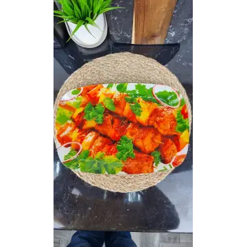 S445014C/U 042/14" Блюдо стекл. прямоугольное 34,5*23,5 Шашлык петрушка ᐉ S445014C/U 042 - - класная цена в ProPosud