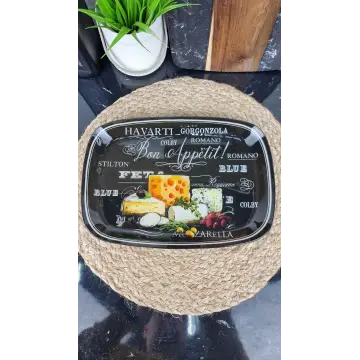 S445012C/BB138 L/12'' Блюдо стекл. прямоугольное 29,5*21 Сыр Bon Appetit ᐉ S445012C/BB138 L - - класная цена в ProPosud