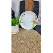 Орхидея Тарелка мелкая №8,5 d-21см стеклокерамика Волнистый край BB 405 ᐉ BB 405 - - класная цена в ProPosud