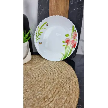 Орхидея Тарелка мелкая №8,5 d-21см стеклокерамика Волнистый край BB 405 ᐉ BB 405 - - класная цена в ProPosud