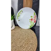 Орхидея Тарелка мелкая №8,5 d-21см стеклокерамика Волнистый край BB 405 ᐉ BB 405 - - класная цена в ProPosud