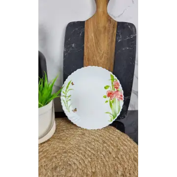 Орхідея Тарілка мілка №7,5 d-19см склокераміка Хвилястий край BB 405 ᐉ BB 405 - - класна ціна в ProPosud