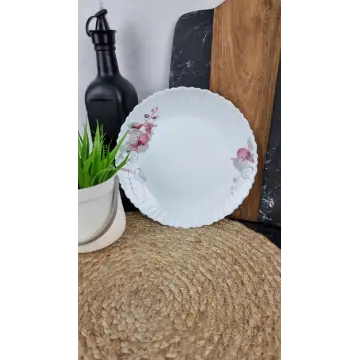 Орхідея Тарілка мілка №8,5 d-21см склокераміка Хвилястий край S010/S SO01/S ᐉ S010/S SO01/S - - класна ціна в ProPosud 2