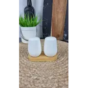 PJ03448 Набор для специй на дерев. подставке соль, перец ᐉ PJ03448 - - класная цена в ProPosud