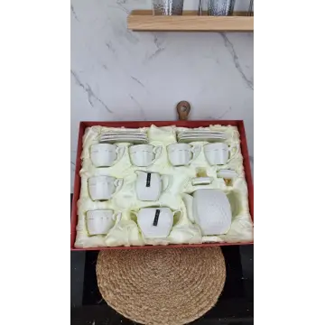 PT0115-A Набор чайный 15-пр. (чашки 240мл квадрат) ᐉ PT0115-A - - класная цена в ProPosud