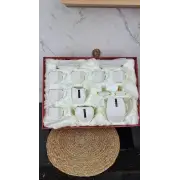 PT0867-A Набір чайний 15-пр. 6*200мл з блюдцем, заварник 900мл цукорниця 500мл молочник 300мл ᐉ PT0867-A - - класна ціна в ProPo