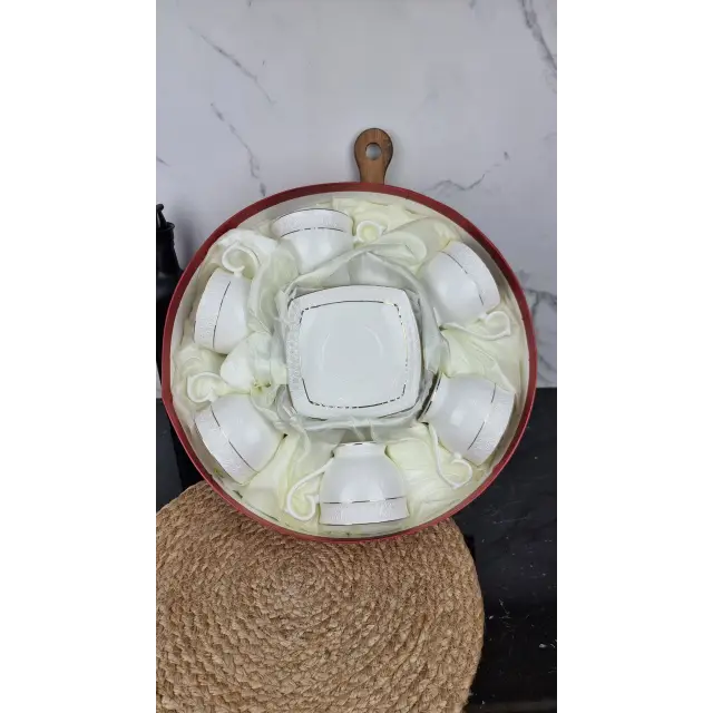 S506710-AGIFT Набор чайный 12-пр. 6*280мл с блюдцем ᐉ S506710-AGIFT - - класная цена в ProPosud