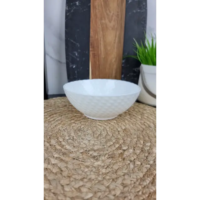 WHITE DIAMOND Салатник №6 стеклокерамика круглый LNW60-R ᐉ LNW60-R - - класная цена в ProPosud