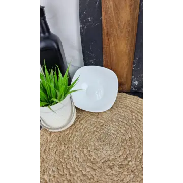 WHITE Салатник квадратный №6,5 стеклокерамика O312065 ᐉ WHITE O312065 - - класная цена в ProPosud