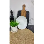 WHITE Тарелка глубокая овальная №9 стеклокерамика LCSP90 ᐉ WHITE LCSP90 - - класная цена в ProPosud