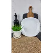 WHITE Тарелка мелкая квадратная №11 стеклокерамика O31110 ᐉ WHITE O31110 - - класная цена в ProPosud