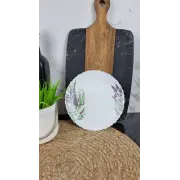 Лаванда Тарелка мелкая №7,5 d-19см стеклокерамика Волнистый край 6808/ S ᐉ 6808/ S - - класная цена в ProPosud