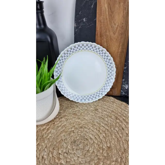 Кобальт Тарілка мілка №7,5 склокераміка Хвилястий край KH386/ S (по 6шт в уп) ᐉ KH386/ S - - класная цена в ProPosud