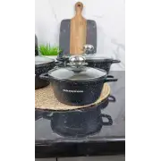 Набор кастрюль 6-пр. (1,5л 2,2л 3,2л) мрамор BN-298