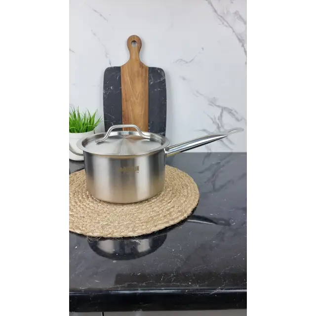 Ківш 3,7л нерж.сталь з кришкою Хоріка BN-614 ᐉ BN-614 - - класная цена в ProPosud