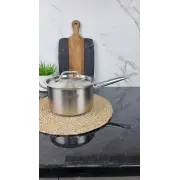 Ківш 3,7л нерж.сталь з кришкою Хоріка BN-614 ᐉ BN-614 - - класная цена в ProPosud